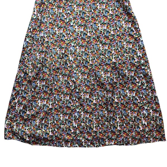 For Love & Lemons Multi Floral Print Hayes Midi Dress Womens M - Picture 8 of 9